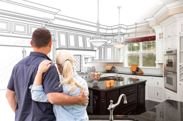 Professional Kitchen Island Installation technician working in Libertytown, MD